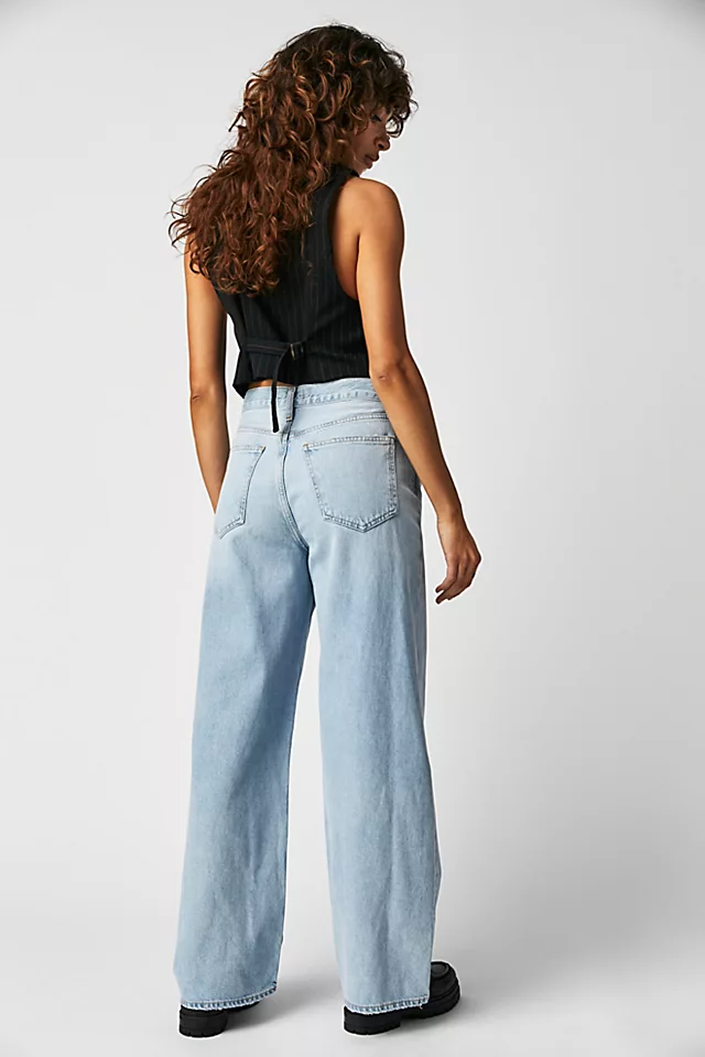 AGOLDE Low-Rise Baggy Jeans Shake