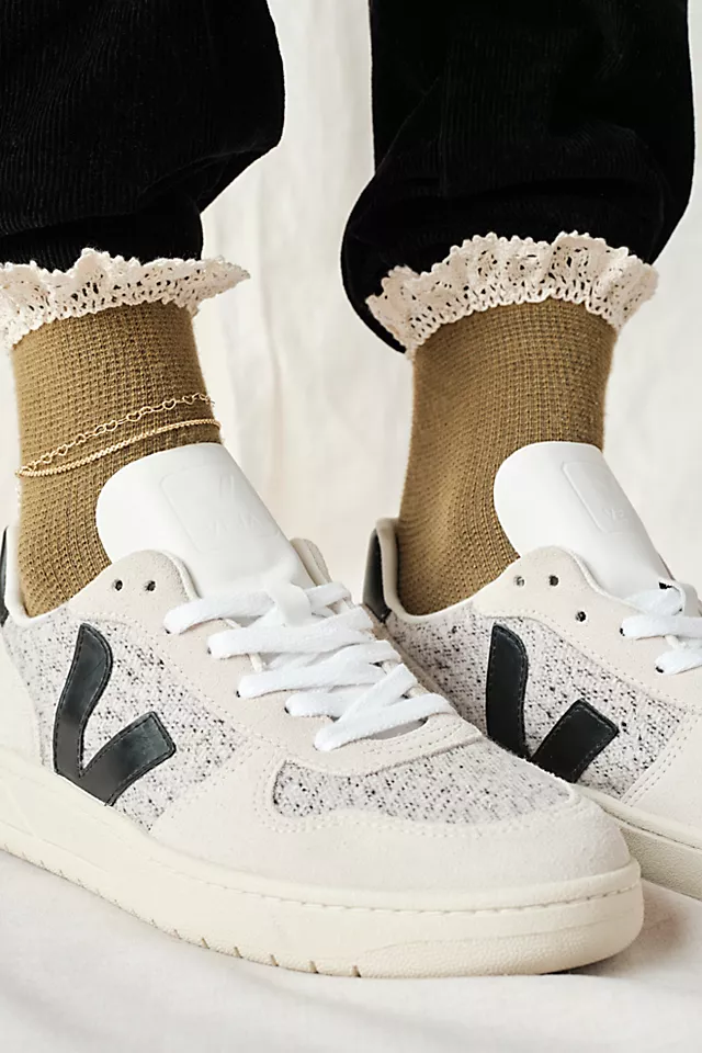 V-10 Flannel Sneakers Flannel / Snow / Black