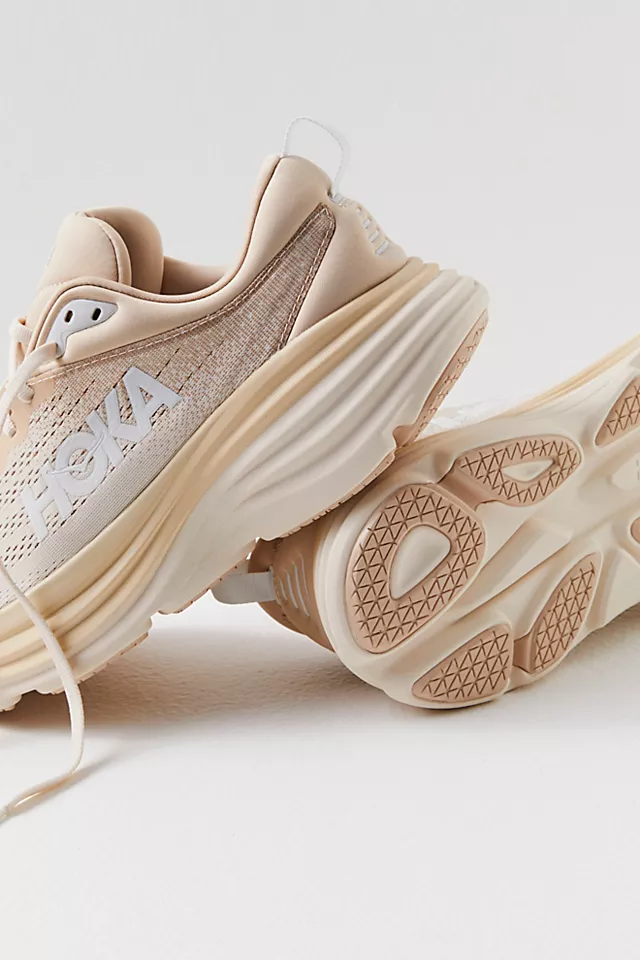 Hoka Bondi 8 Sneakers Shifting Sand / Eggnog