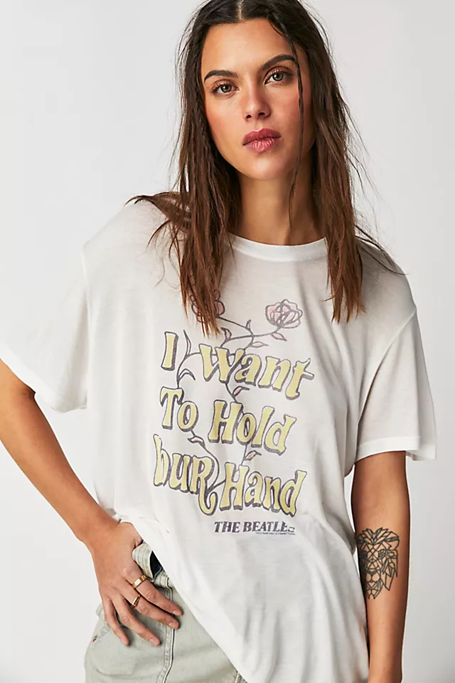 Let It Be Tee Vintage White