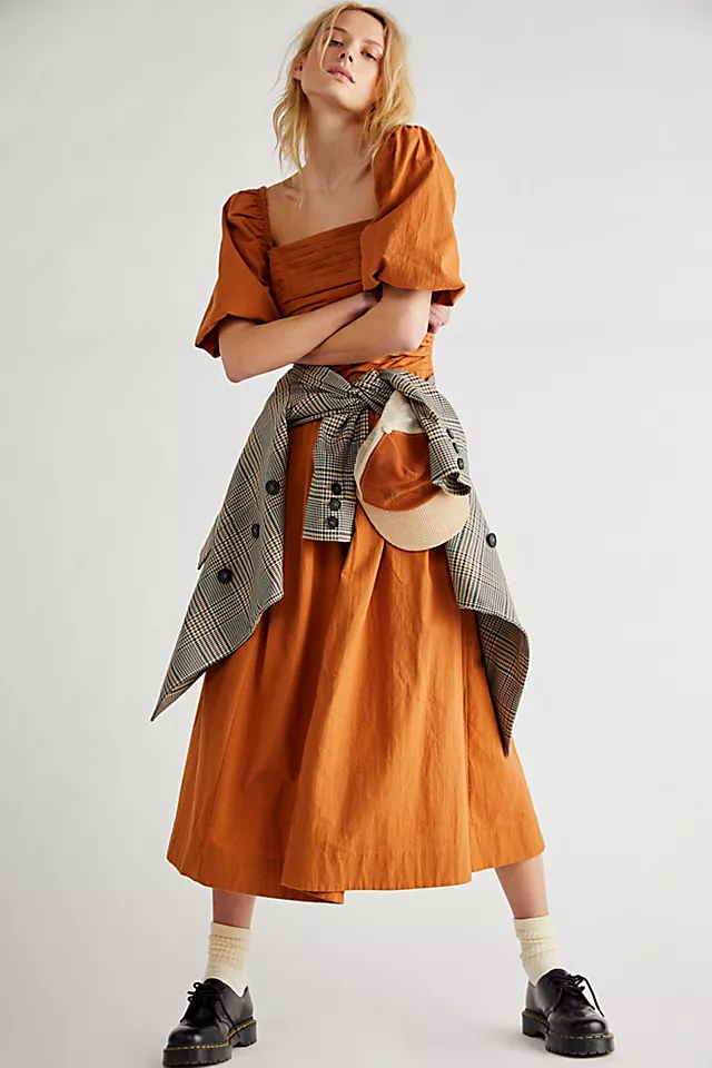 Ain't She A Beaut Midi Dress Terra