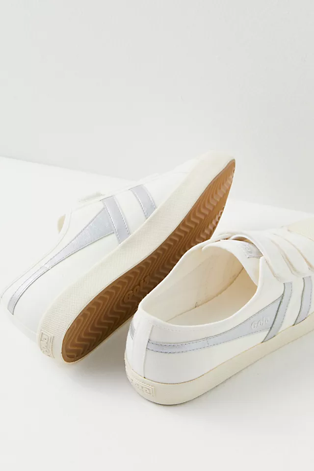Gola Coastra 3-Strap Sneakers Off White / Silver