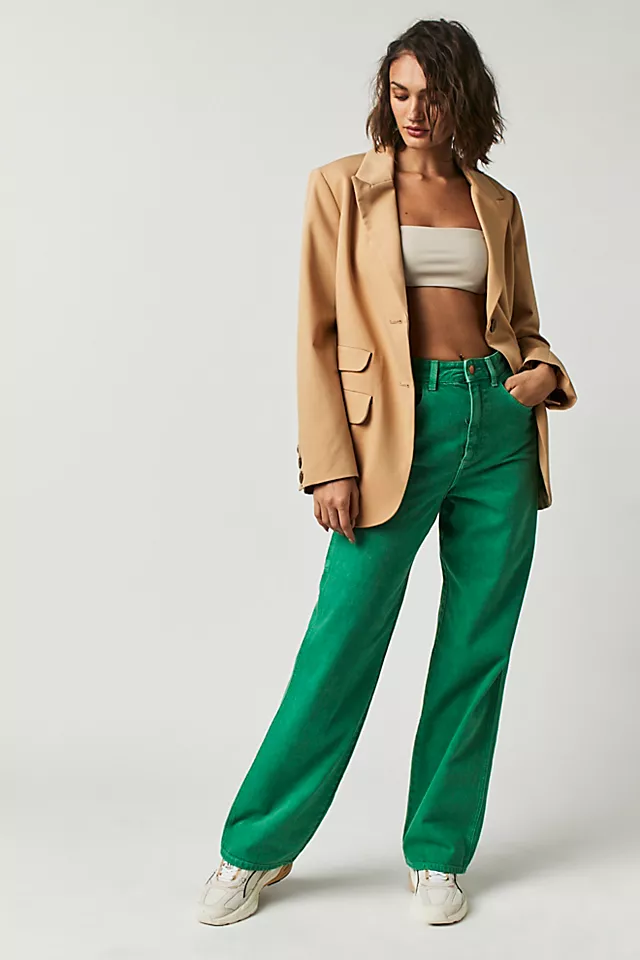 Wrangler Casey Jones Carpenter Jeans Bright Green