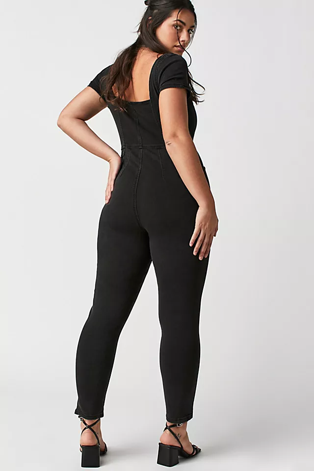 CRVY Selena Slim Leg One-Piece Captive Heart