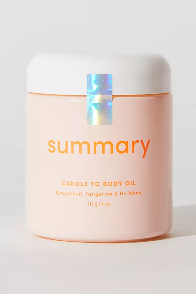 Summary Candle To Body Oil One