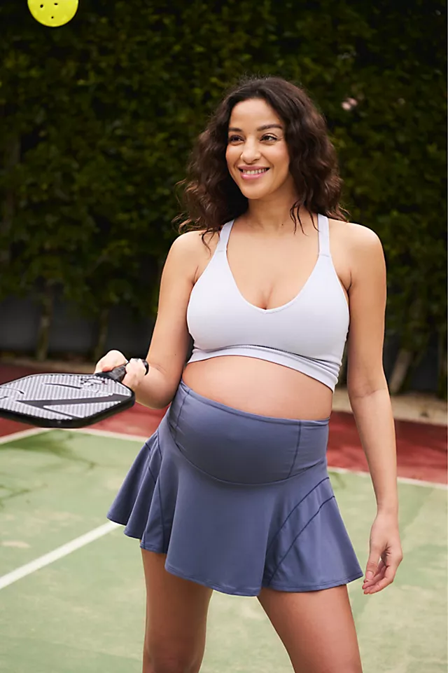 FP Movement x Hatch Good Karma Maternity Crop Icelandic Blue