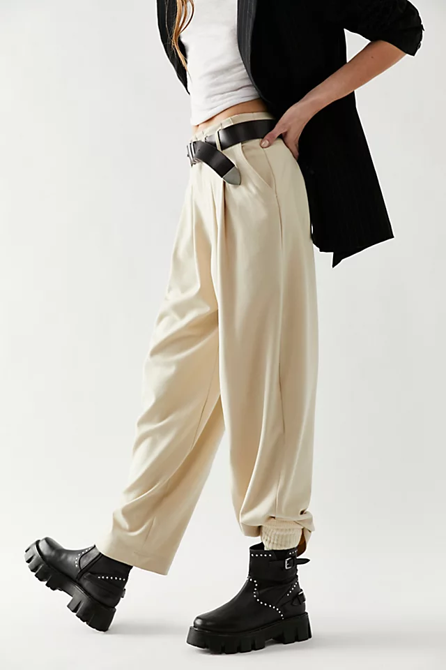 Ludlow Studded Moto Boots Black