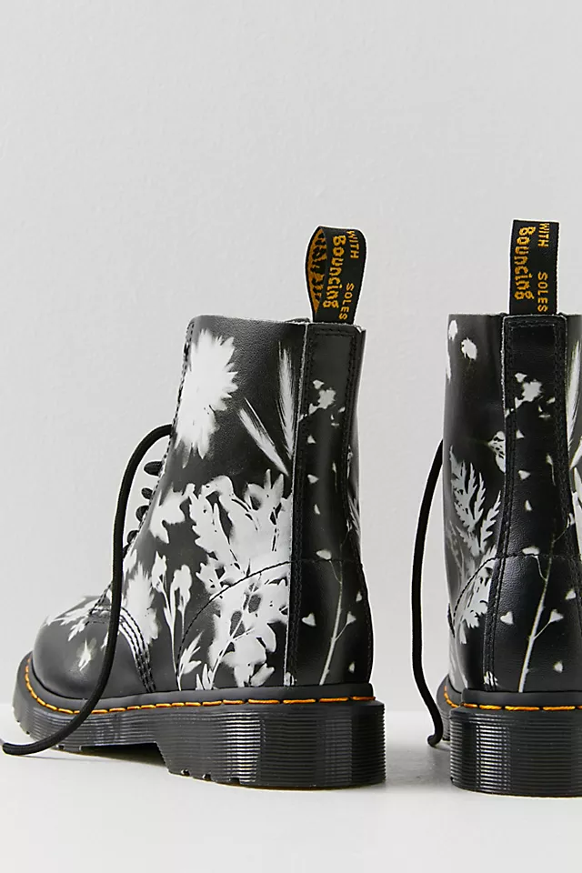 1460 Pascal Phantom Floral Boots Phantom Floral Shadow