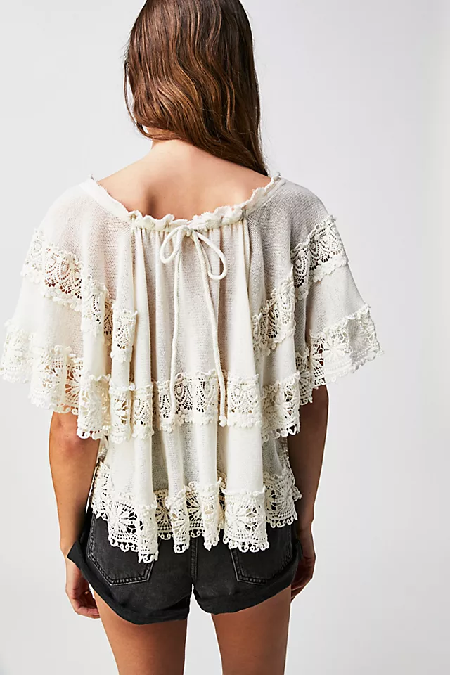 Sweet Street Top Ivory