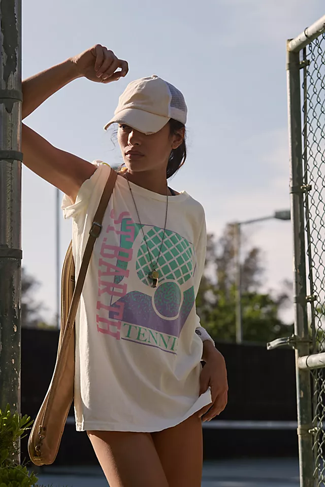 St. Barth Tennis Tee Ivory