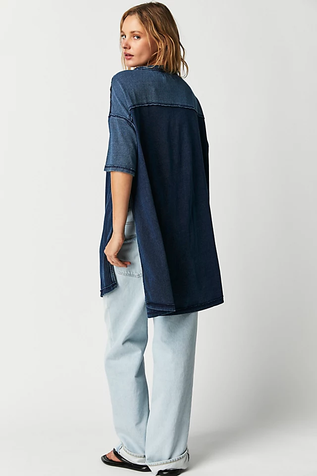 We The Free On The Flip Side Tee Indigo Combo