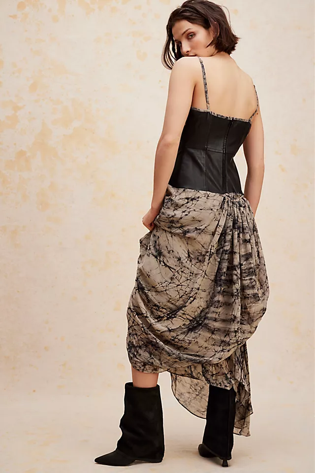 Nicholas K Lola Dress Sand / Black