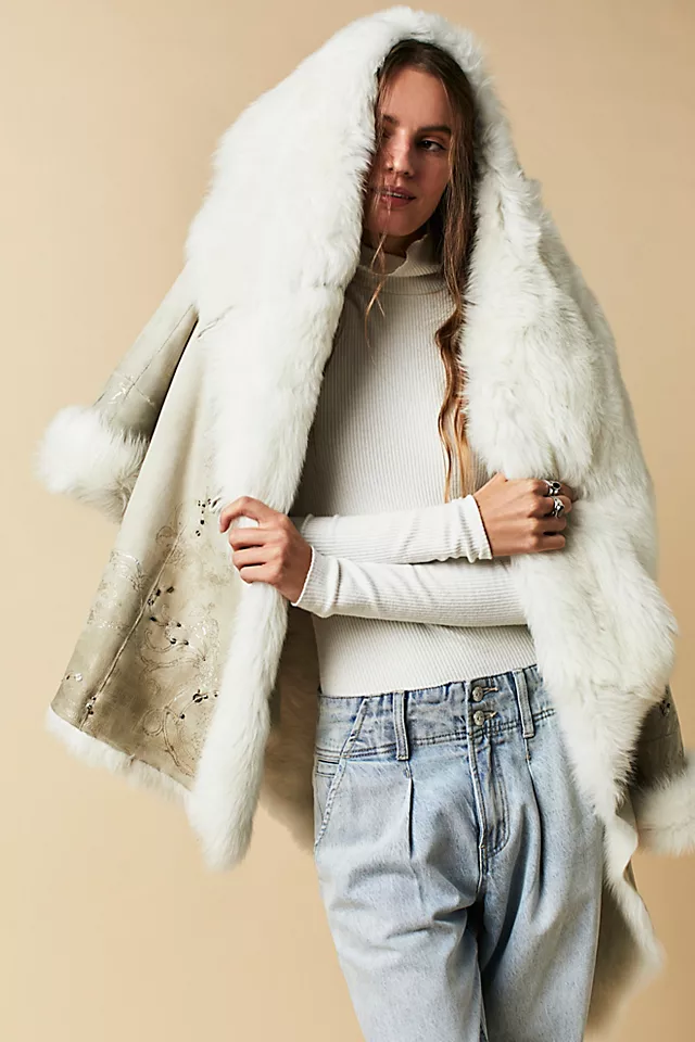 Decorated River Coat Vanilla