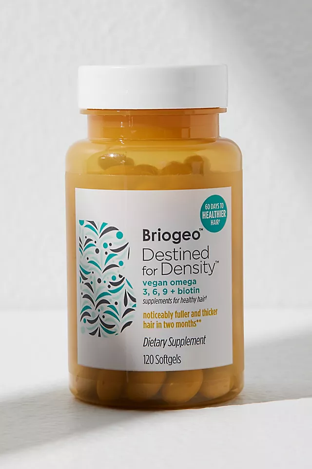 Briogeo B Well Omega + Biotin Hair Supplements Destined For Density