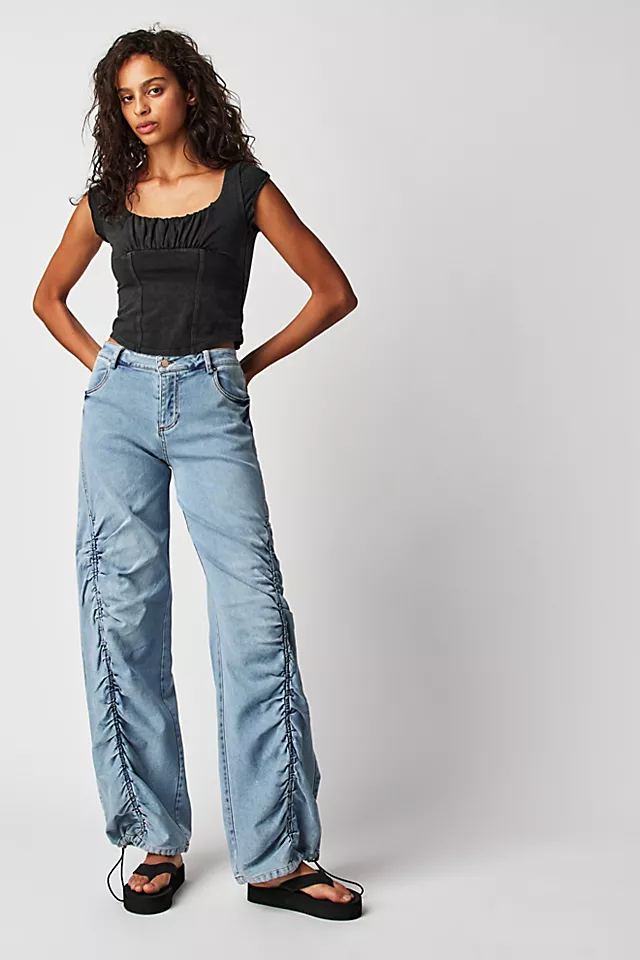 Retrofete Giselli Jeans Celeste