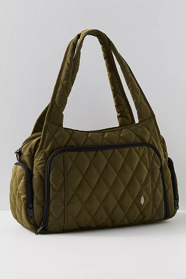 FP Movement Quilted Duffle Bag Olive