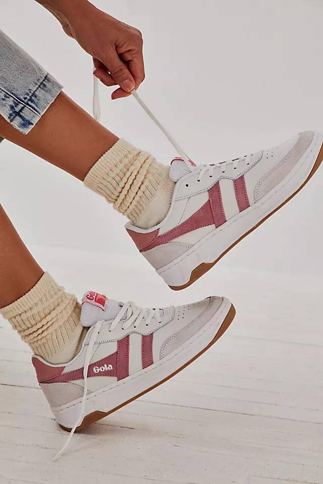 Topspin Sneakers White / Dusty Rose / Coral