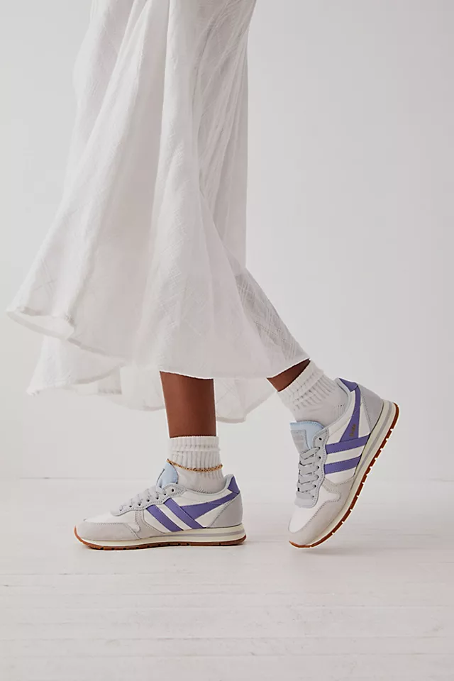 Gola Daytona Sneakers Off White / Ice Blue / Lavender