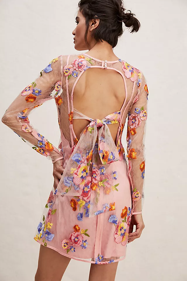 For Love & Lemons Percy Mini Dress Multi