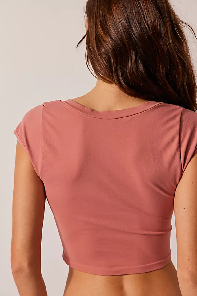 Hey Babe Seamless Baby Tee Petals