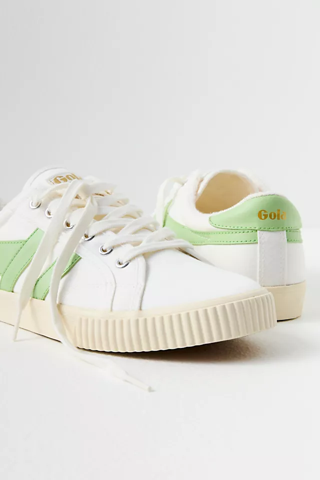Tennis Mark Cox Sneakers Off White / Patina Green
