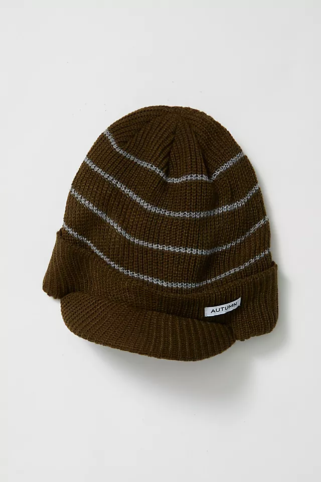 Autumn Visor Beanie Army