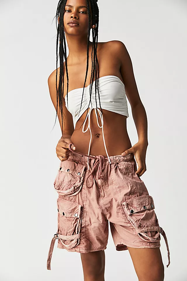 Moon Bay Parachute Shorts Sunny Peach