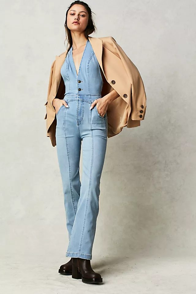 Cruz Jumpsuit Light Indigo