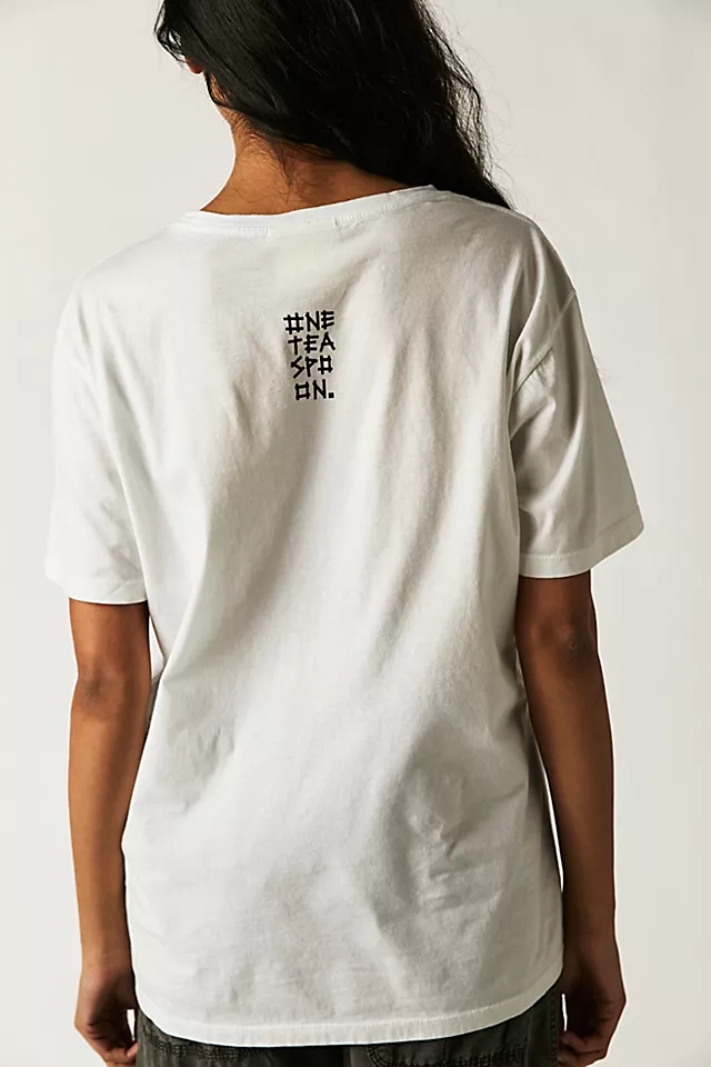 Reality Organic Crew Tee White