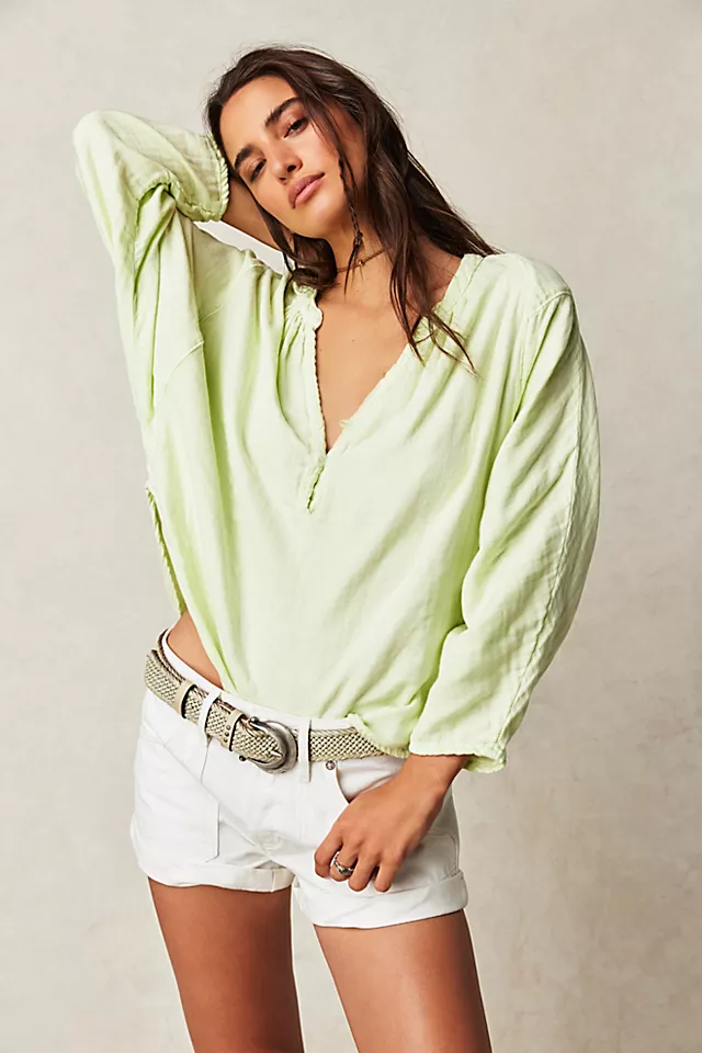 CP Shades Double Cloth Solid Swing Top Lime Sorbetto