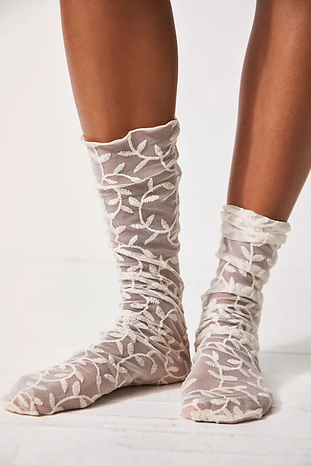 Only Hearts Ivy Socks Ivory