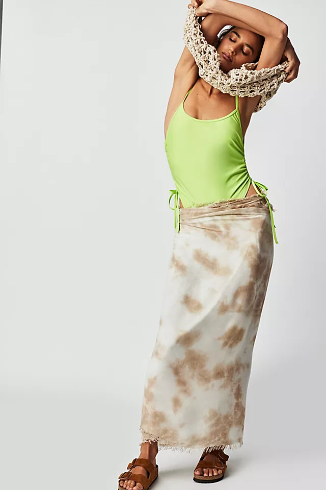 Sand Bar Washed Sarong Natural