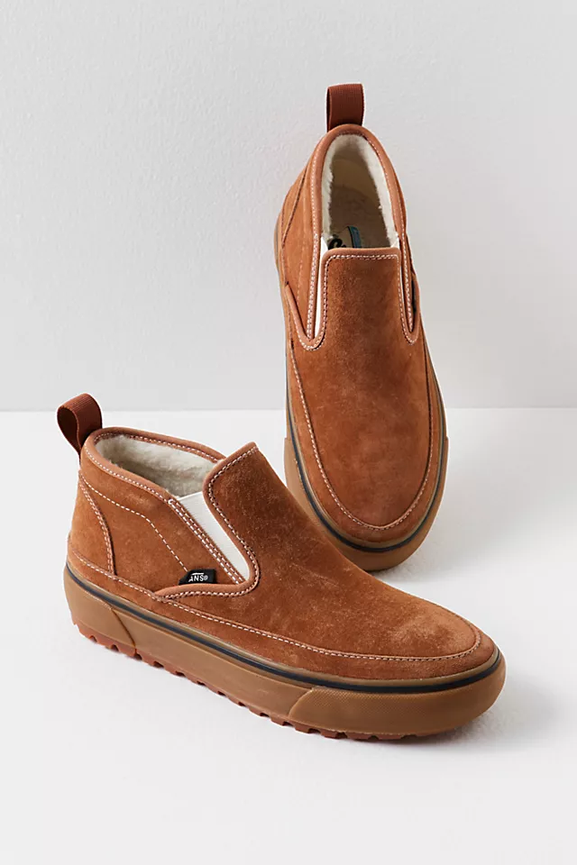 Vans Slip-On Mid MTE-1 Sneakers Chipmunk / Gum / Suede