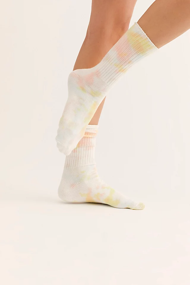Riverside Tool & Dye Tie-Dye Bamboo Socks Sorbet