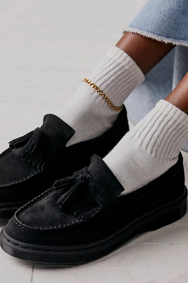 Adrian Suede Loafers Black