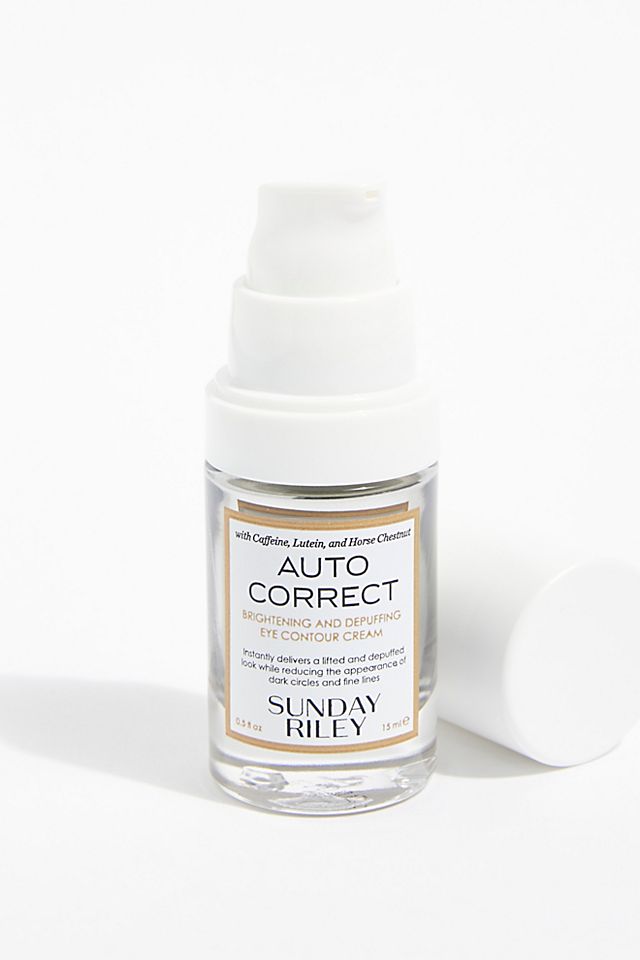 Sunday Riley Auto Correct Brightening and Depuffing Eye Cream Depuffing Eye Cream