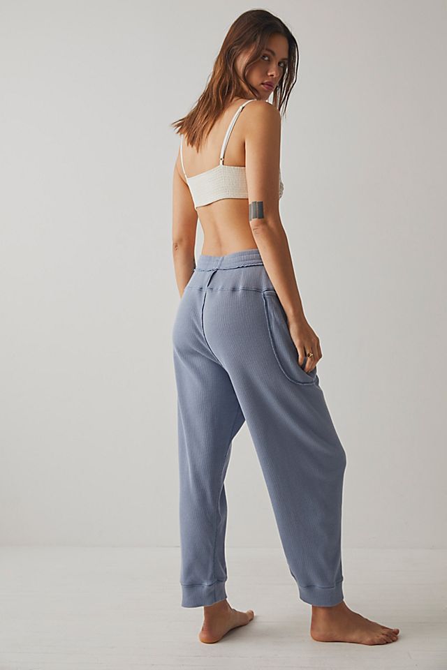 Early Night Thermal Pants Steel Blue