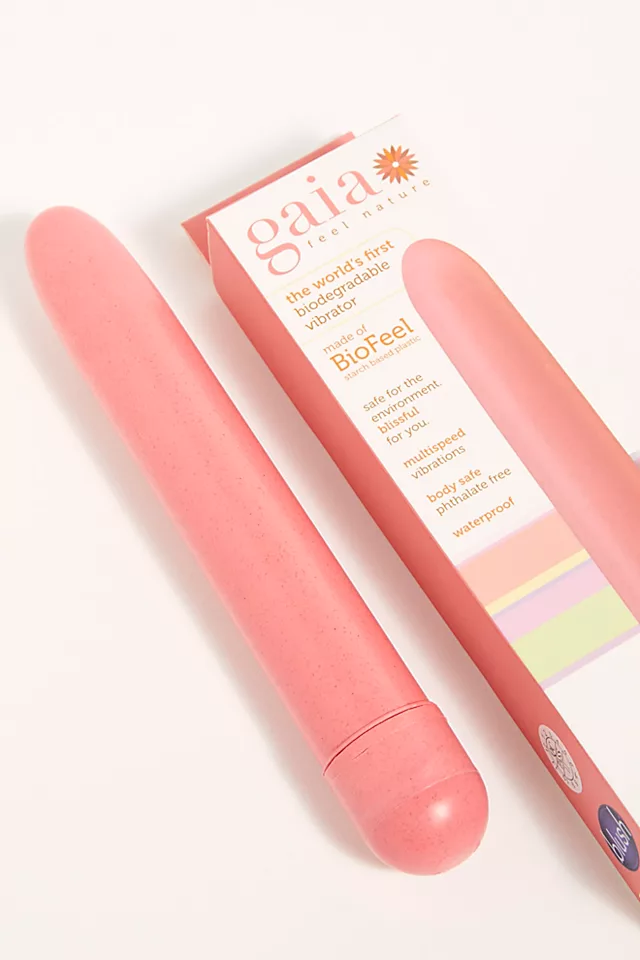 Gaia Eco Biodegradable Vibrator Coral