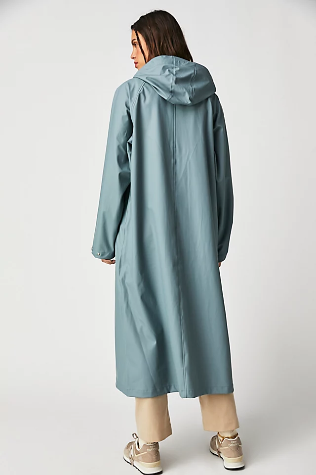 Ilse Jacobsen Light True Raincoat Blue Cloud