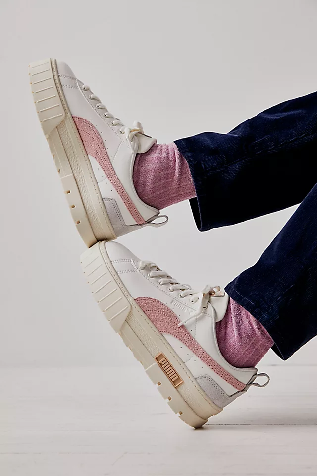 Mayze Thrifted Sneakers Warm White