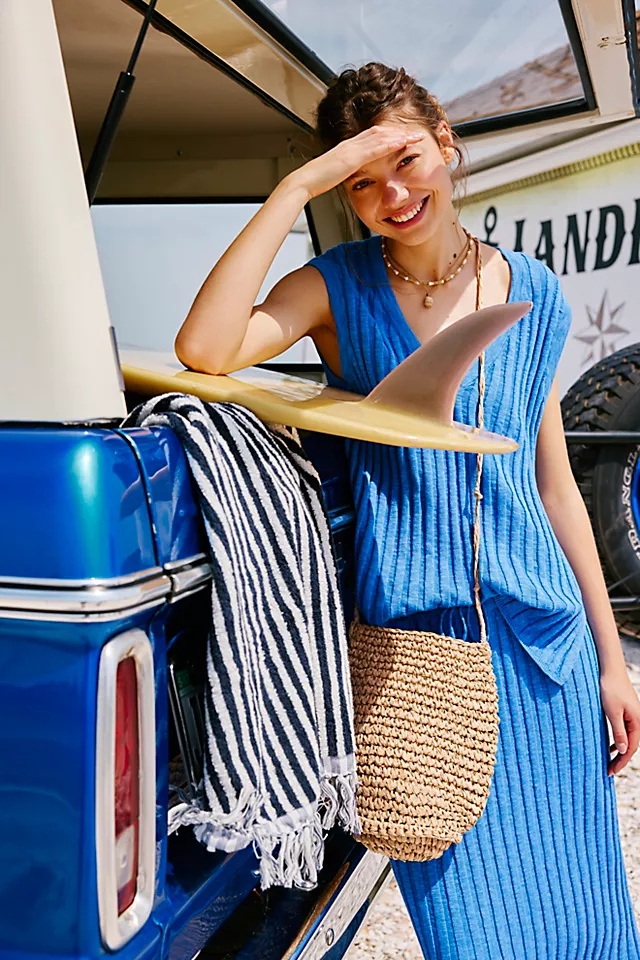 Veda Sweater Set Blue Iris