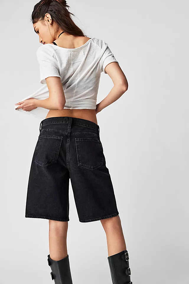 AGOLDE Low-Rise Jorts Denied