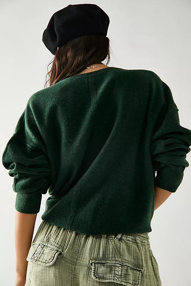 Luna Pullover Forest Pine Heather