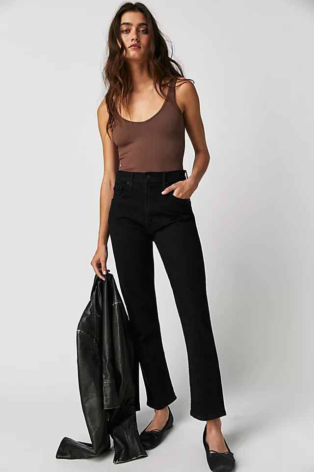 MOTHER High-Waisted Rider Ankle Jeans Not Guilty