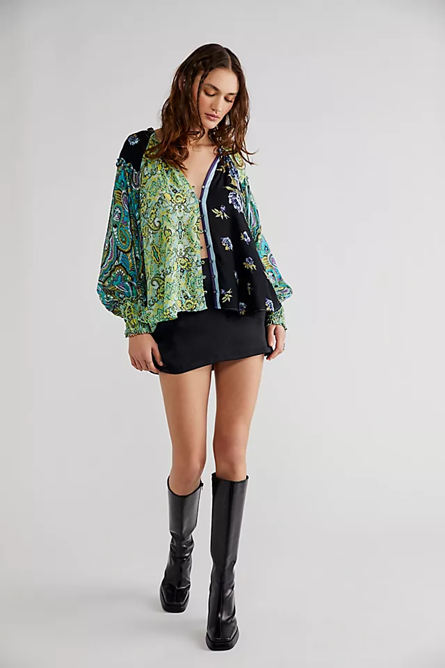 Gemini Blouse Dark Night Combo