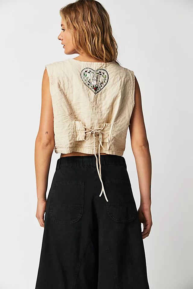 Magnolia Pearl Moon Vest Ivory