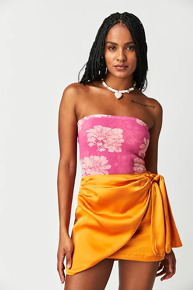 Aluna Wrap Mini Skirt Mango