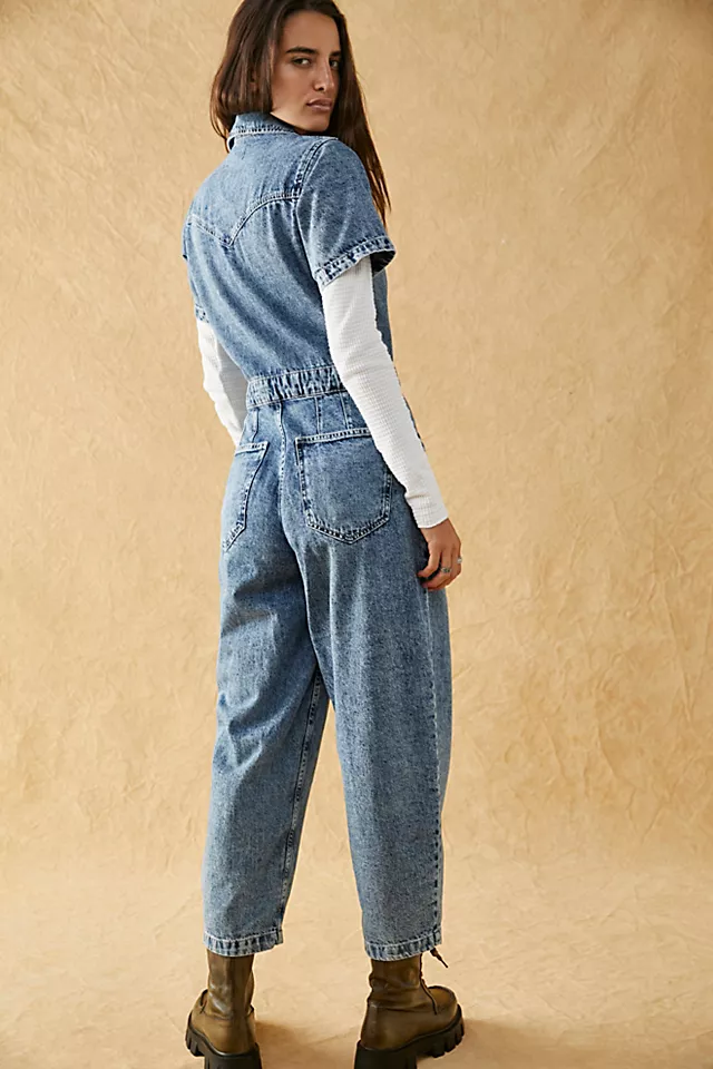 Marla Trouser Jumpsuit Powder Blue