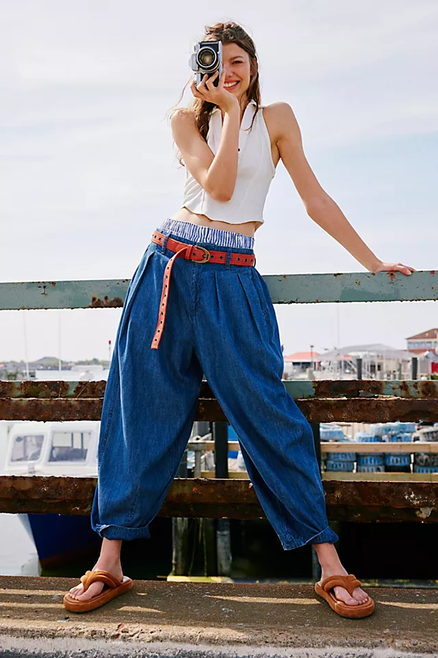 Ridley Pull-On Jeans Cool Blue