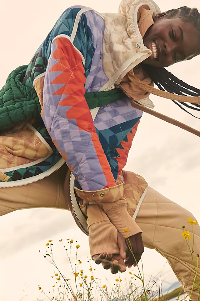 Pria Printed Packable Puffer Jacket Everest Combo